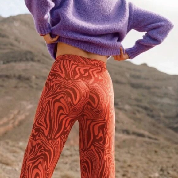 Paloma wool Claudia terracotta swirl pants - Picture 5 of 5